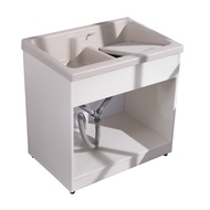 [特價]LOGIS升級版  雙槽無門櫃體洗衣槽 86*58CM(洗手台)A1002PV