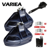 VARIEA-2 Pieces Small Black Lawn Mower Protective Cover, Including 1 Soft Brush, Equipped with 26mm,