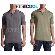 New 32° Cool™ 32 Degrees 網眼Polo衫男裝 短袖涼感T恤DRY馬球衫襯衫