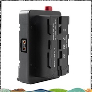 Super Power Adapter Mount Plate for Mini Nano V/V Mount Battery to NP-F NP-F960 NP-F970,D-Tap for Ca