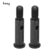 HUAYU 2Pcs/Set RC Front Wheel Axle, High Strength 23mm RC Car Wheel Shaft, Durable Black RC Upgrades