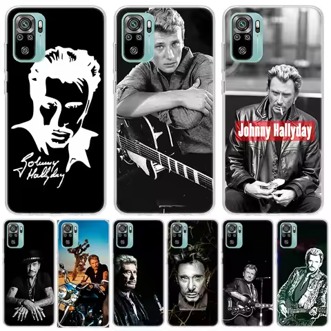 Johnny Hallyday Music For Xiaomi Redmi 10 12 10A 10C 12C 9 9A 9C 9T Phone Case 8 8A 7 7A 6 6A S2 K20