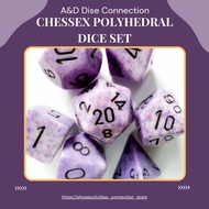 7pcs. Chessex Polyhedral Dice Set (Speckled Version)