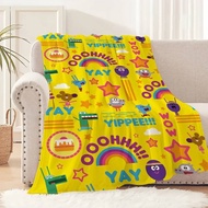 Cute Cartoon Duggee Throw Blanket Soft  Comfortable for Living Room Bedroom Office Perfect Birthday 