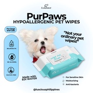 PurPaws Hypoallergenic Pet Cleaning Wipes Pet Wipes Grooming Pet Wipes Dog Cleaning Wipes Cat Wipes
