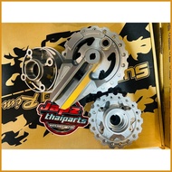 ❊ ∮ ☀ YASAKI & DTD LIGHTEN HUB SET FOR WAVE 125I & WAVE 125S (FREE SHOP STICKER)