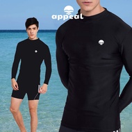 ☀️APPEAL🌊  Every Moment Rashguard เสื้อว่ายน้ำแรชการ์ดคุณผู้ชาย กันUV รุ่นใหม่ มีซับใน AP14650