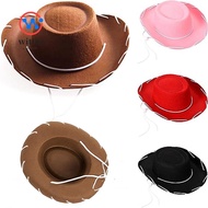 WITTEE Cowboy Hat, Cowboy Accessory Cosplay Costume Cowgirl Hat, Funny Adjustable Performance Prop D
