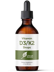 [PRE-ORDER] Vitamin D3 Drops with Vitamin K2 for Supreme Absorption. Immunity Booster - Vitamin D Drops for Adults, Children, Kids and Infants. Liquid Vitamin D with K2. Top Selling Liquid Vitamin Drops (ETA: 2022-08-21)