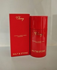 Salt & Stone Limited Edition The Cherry Collection Rich Scent of Leather & Desert Grass Deodorant 48
