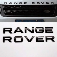 SUV Car Cover Letters Labeling Logo Gloss Bright Black DIY Fits For Range Rover Badge Stencil