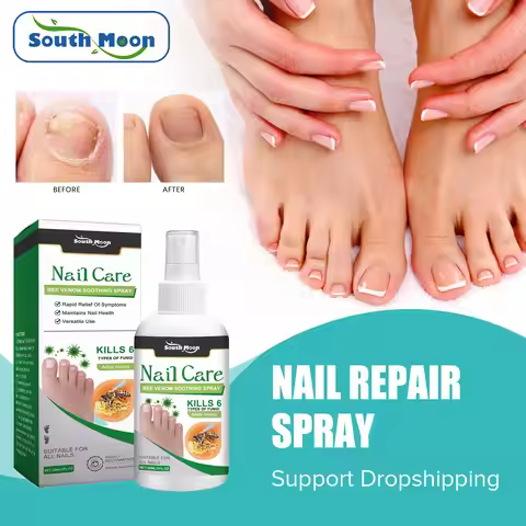 South Moon Nail Treatment Spray Onychomycosis Hand Foot Removal Repair Paronychia Strong Bright Nail