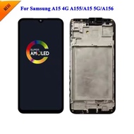 Original For Samsung A15 4G A155 LCD For Samsung A15 5G A156 LCD Screen Touch Digitizer Assembly