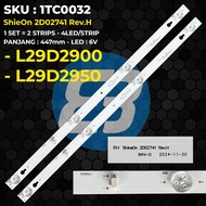 TV Backlight TCL 29 Inch L29D2900 L29D2950 29D2900 29D2950 ShieOn 2D02741 Rev.H