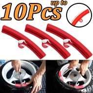 1-10pcs Car Motorcycle Wheel Cover Rim Protector Red Replacement Protector Rim Edge Protector Tire R