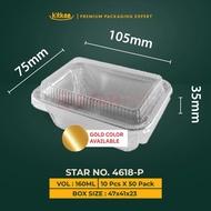 ( PREMIUM ) RECTANGLE ALUMINUM FOIL CONTAINER 4618-P