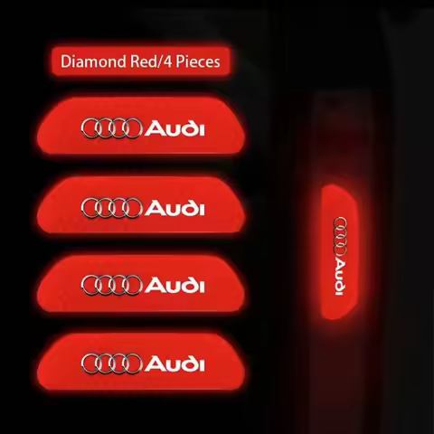 Car Door Sticker Safety Warning Reflective Mark For Audi Sline S3 S4 A3 A4 A5 RS6 RS3 RS4 RS5 RS7 Sp