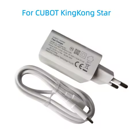 New Original For CUBOT KingKong King Kong Star Phone Travel Fast Adapter 33W Quick Charger EU Plug +