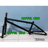 Taiwan black BMX Frame. Bmx Frame+Fork. Bmx Frame Cross Brake model. Bmx United Frame