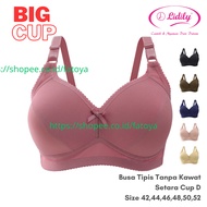 LYDYLY Wireless Foam Bra Jumbo Cup D Size 42-52 Wireless Bra