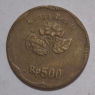 koin bunga melati 500 rupiah 1992