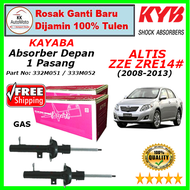 1 Pasang - KAYABA / KYB Front Absorber Depan - Toyota Altis ZZE ZRE14# 2008-2013 ( Gas ) ( 333M051 /