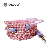 FENGEU HAKUGEI Copper 7NOCC Litz Cable 22awg HiFi Earphone Upgrade Cable MMCX 2Pin 0.78mm A2DC IE80/