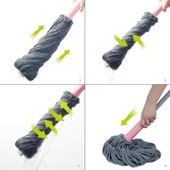 S-T🔰Camellia Self-Twist Mop Lazy Hand Wash-Free Labor-Saving Rotating Mop Floor Mop Household Mop Mop Floor Dust Mop Twi