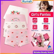 Girls' Boxer Briefs 4-pack Cartoon Girls' Briefs cute Bear Girls' Briefs Soft Cotton Boxer Briefs Ne