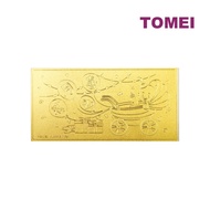 TOMEI [Online Exclusive] Baby Fullmoon Celebration Gold Wafer 0.5G, Yellow Gold 9999
