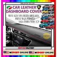 Proton Perodua Leather Car Dashmat Dash mat Dashboard Cover AxiaAtiva Kenari viva aruz iriz exora pr