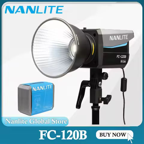 Nanlite FC-120B Bi-Color 145W 2700K-6500K LED Spotlight Photography Lighting Fill Light for Outdoor 