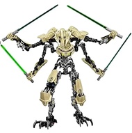 32cm Star Toy General Robot Building Blocks Action Figure Grievous With Lightsaber Hilt Combat Weapo