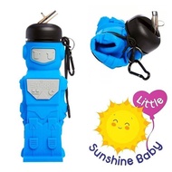 Smiggle Bottle Blue Robot Original - Smiggle Original Children's Drinking Bottle