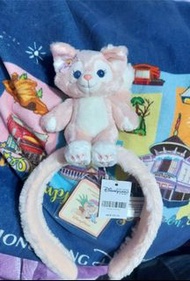 香港迪士尼樂園 Duffy and Friends Linabell 玲娜貝兒 坐款 毛公仔 Headband 頭箍 髮箍 頭飾 髮飾 全新正版有牌 Disneyland HKDL 生日禮物 新年禮物