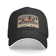 Classic Vintage 1970 Cassette Men Made In 1970 Wholesale Fashion Baseball Cap