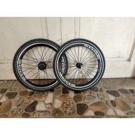 Wheelset 16 349 plush tire vehicle hub strummer