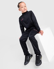 Nike Academy 1/4 Zip Tracksuit Children - Black