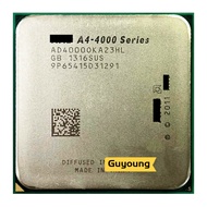 A4-Series A4-4000 A4 4000 3.0 GHz Used Dual-Core Dual-Thread CPU Processor AD4000OKA23HL Socket FM2