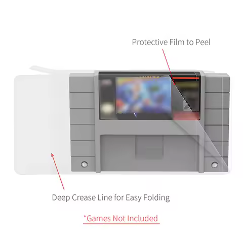 10PCS Transparent Protector Case For Cartridge For SNES For Super Nintendo Cart Cartridge Region PAL