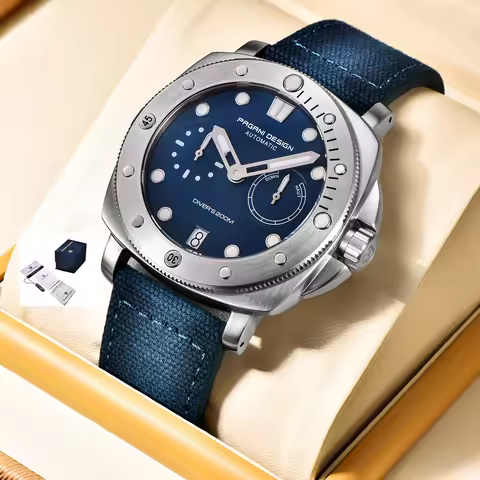 PAGANI DESIGN New Men's Automatic Mechanical Watch 200M Water Resistance Sapphire Crystal Fashion St