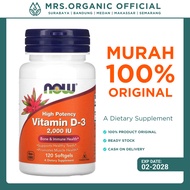 Now Foods Vitamin D3 D-3 High Potency 2000iu 120 Softgels