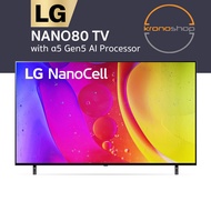 [2022 NEW] LG 65 Inch NANO80 Series NanoCell Active HDR Smart UHD TV with AI ThinQ 65NANO80SQA 65NAN