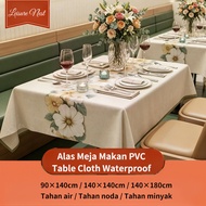 Kain meja baru kalis air minyak bebas basuh dan tahan suhu tinggi Barangan rumah mewah dan elegan