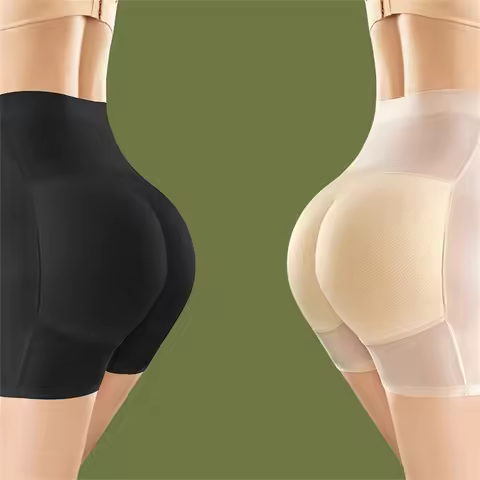 High Midum Waist Tummy Contouring Seamless Panties Seamless Panties Women's Panties Four Corner Pant
