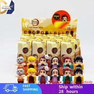 [Free Shipping]12pcs Demon Slayer Hippers Action Figure Cartoon Ornaments Decorations Toys