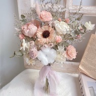 乾燥花捧花 韓式捧花 登記捧花 結婚捧花 自然風捧花