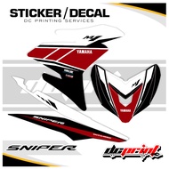 YAMAHA SNIPER 150 V1 V2 DECALS WHOLE SET