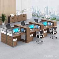 Combination Table Staff 6 Office Simple Office Desk Staff Table People Table Chair Financial Double 
