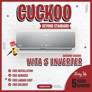 🔥NEW AIRCOND🔥 CUCKOO VITA-S INVERTER AIR CONDITIONER ( 5 YEARS SERVICES AND WARRANTY )